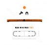 LED svetelná rampa Montana 90cm, Oranžová, EHK R65 Oranžová 14ml/V1 Farebný LED svetelná rampa Montana 90cm, Oranžová, EHK R65 Oranžová 14ml/V1 Farebný