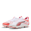 Puma Ultra Match Firm Ground Football Boots Juniors White/Red 3 (35.5) Puma Ultra Match Firm Ground Football Boots Juniors White/Red 3 (35.5)