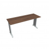 Hobis Pracovný stôl Flex, 160x75,5x60 cm, orech/kov Hobis Pracovný stôl Flex, 160x75,5x60 cm, orech/kov