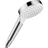 HANSGROHE Crometta ručná sprcha 1jet EcoSmart, priemer 100 mm, biela/chróm, 26333400