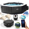 Nafukovacia osemhranná jacuzzi, hydromasážna pre 4 osoby, 180x71 cm, prémiové príslušenstvo, INTEX Nafukovacia osemhranná jacuzzi, hydromasážna pre 4 osoby, 180x71 cm, prémiové príslušenstvo, INTEX