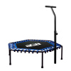 FITNESS Trampolína s madlom 130 cm AGA MR1130DARKBLUE - modrá FITNESS Trampolína s madlom 130 cm AGA MR1130DARKBLUE - modrá