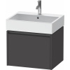 DURAVIT Ketho 2 závesná skrinka pod umývadlo, 1 zásuvka, 584 x 460 x 440 mm, grafit super matná, K25075080800000 DURAVIT Ketho 2 závesná skrinka pod umývadlo, 1 zásuvka, 584 x 460 x 440 mm, grafit super matná, K25075080800000
