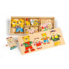 Bigjigs oblékací puzzle v krabičce Medvědí rodinka Bigjigs oblékací puzzle v krabičce Medvědí rodinka