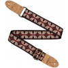 CASCHA CUS-VC10 Ukulele Strap Vegan Cork Ethnic Red Stripes CASCHA CUS-VC10 Ukulele Strap Vegan Cork Ethnic Red Stripes