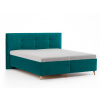 DREVONA Manželská posteľ 160 cm DREVONA® ZARA, tyrkysová Terra 75 DREVONA Manželská posteľ 160 cm DREVONA® ZARA, tyrkysová Terra 75