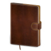 FLIP diár týždenný A5 hnedá 2026 DFL423-5-26 FLIP diár týždenný A5 hnedá 2026 DFL423-5-26