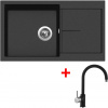 Sinks Infinity 860 Metalblack + Vitalia GR Sinks Infinity 860 Metalblack + Vitalia GR
