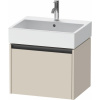 DURAVIT Ketho 2 závesná skrinka pod umývadlo, 1 zásuvka, 584 x 460 x 440 mm, taupe super matná, K25075083830000 DURAVIT Ketho 2 závesná skrinka pod umývadlo, 1 zásuvka, 584 x 460 x 440 mm, taupe super matná, K25075083830000
