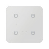 Dotykový sklenený ovládač so spínacími relé RFSW-242/W WHITE Dotykový sklenený ovládač so spínacími relé RFSW-242/W WHITE