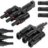 VOLT Polska Konektor MC4 paralelný zlučovač pre 3 panely (krátky) + - | IP67 | 1000V DC VOLT Polska Konektor MC4 paralelný zlučovač pre 3 panely (krátky) + - | IP67 | 1000V DC