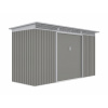 Záhradný domček G21 GRAH 483 - 340 x 142 cm, metalický šedý Záhradný domček G21 GRAH 483 - 340 x 142 cm, metalický šedý