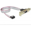 Delock Low Profile Slot Bracket > 1 x Serial Pin layout: 1:1 89300 Delock Low Profile Slot Bracket > 1 x Serial Pin layout: 1:1 89300