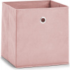 ZELLER Úložný box textilný ružový 28x28x28cm ZELLER Úložný box textilný ružový 28x28x28cm