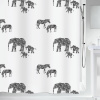 Spirella sprchový závěs SERENGETI, motiv zvířata, bílý, 180 x 200 cm, polyester (10.19148) Spirella sprchový závěs SERENGETI, motiv zvířata, bílý, 180 x 200 cm, polyester (10.19148)
