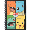 Špirálový zápisník s 3 záložkami Pokemon Špirálový zápisník s 3 záložkami Pokemon