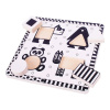 Bigjigs Toys Drevené vkladacie puzzle čiernobiele tvary 1 Bigjigs Toys Drevené vkladacie puzzle čiernobiele tvary 1