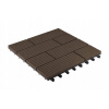 Kompozitná terasová dlažba 0,3 x 0,3 m, hnedá Kompozitná terasová dlažba 0,3 x 0,3 m, hnedá