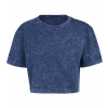 Build Your Brand Dámsky crop top BY054 Indigo White XL Build Your Brand Dámsky crop top BY054 Indigo White XL