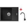Sinks Perfecto 650 Metalblack + Arco čierny matný Sinks Perfecto 650 Metalblack + Arco čierny matný
