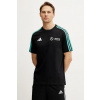 Bavlnené tričko adidas x Mercedes JV5425 čierna S Bavlnené tričko adidas x Mercedes JV5425 čierna S