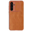 Samsung Galaxy A55 Brown Nillkin Qin Pro flipové puzdro, bočné otváranie, držiak kreditnej karty s ochranou fotoaparátu Samsung Galaxy A55 Brown Nillkin Qin Pro flipové puzdro, bočné otváranie, držiak kreditnej karty s ochranou fotoaparátu