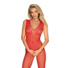 Horúce body N112 bodystocking red - Obsessive S/M/L červená Horúce body N112 bodystocking red - Obsessive S/M/L červená