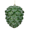 Vianočná plastová ozdoba šiška zelený 1ks, 12x12x14 cm - Tmavě zelená Vianočná plastová ozdoba šiška zelený 1ks, 12x12x14 cm - Tmavě zelená