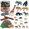 Woopia Súprava figúrok Safari Animals 34 ks Woopia Súprava figúrok Safari Animals 34 ks