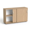 Skriňa, policová, s posuvnými dverami, MAYAH Freedom SV 12, jaseň Skriňa, policová, s posuvnými dverami, MAYAH Freedom SV 12, jaseň