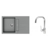 K-StrongSinks S3 Set drez Vardar 780x500mm granit sivá + Batéria Garonne chr. K-StrongSinks S3 Set drez Vardar 780x500mm granit sivá + Batéria Garonne chr.