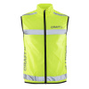 Bezpečnostná vesta pre bežcov a cyklistov CRAFT Safety Vest žltá XL Bezpečnostná vesta pre bežcov a cyklistov CRAFT Safety Vest žltá XL