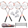 SÚPRAVA NA BADMINTON RAKETY SIEŤKA SPORTVIDA SÚPRAVA NA BADMINTON RAKETY SIEŤKA SPORTVIDA