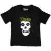 Tričko Misfits - Skull & Logo, Dieťa,Čierna,9 – 10 rokov Tričko Misfits - Skull & Logo, Dieťa,Čierna,9 – 10 rokov