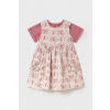 Dievčenské bavlnené šaty Mayoral 1918.4D.Baby.PPYA ružová 104 Dievčenské bavlnené šaty Mayoral 1918.4D.Baby.PPYA ružová 104