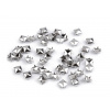 Cvočky na oblečenie z nerezovej ocele 7x7 mm pyramída nikel 50ks Cvočky na oblečenie z nerezovej ocele 7x7 mm pyramída nikel 50ks