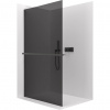 CERANO - Sprchová zástena Walk-in Crystal Ľ/P - 8 mm + polička/držiak na uteráky - bezvzperový systém - čierna matná, grafitové sklo - 160x200 cm CERANO - Sprchová zástena Walk-in Crystal Ľ/P - 8 mm + polička/držiak na uteráky - bezvzperový systém - čierna matná, grafitové sklo - 160x200 cm