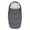 Teplý fusak Voksi Urban s perím a vlnou do kočíka, Grey Cream Teplý fusak Voksi Urban s perím a vlnou do kočíka, Grey Cream