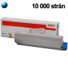 OKI MC853/MC873, originálny toner - PLUS, 10000 strán, azúrový (45862816) OKI MC853/MC873, originálny toner - PLUS, 10000 strán, azúrový (45862816)