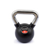 TRINFIT Kettlebell kov / guma s chrom madlem PREMIUM 8 kg TRINFIT Kettlebell kov / guma s chrom madlem PREMIUM 8 kg