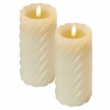 Emos LED dekorácia – vosková sviečka, 17cm, 2xAAA, vnútorná, teplá biela, 2ks, časovač DCCV17 - LED sviečky Emos LED dekorácia – vosková sviečka, 17cm, 2xAAA, vnútorná, teplá biela, 2ks, časovač DCCV17 - LED sviečky