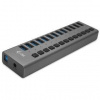 USB Hub i-tec 13x USB 3.0, 60W (U3CHARGEHUB13) strieborný USB Hub i-tec 13x USB 3.0, 60W (U3CHARGEHUB13) strieborný