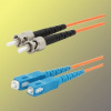 Optický patchkabel duplex ST-SC, 50/125 um MM, 3m 1112 Optický patchkabel duplex ST-SC, 50/125 um MM, 3m 1112