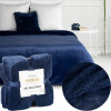 Prikrývka Eurofirany polyester 220 cm x 200 cm modrá Prikrývka Eurofirany polyester 220 cm x 200 cm modrá