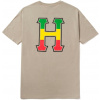 pánske tričko HUF RIGHTEOUS H TEE Sand XXL pánske tričko HUF RIGHTEOUS H TEE Sand XXL