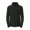 STEDMAN LUX HOODED KNITFLEECE JACKET ST5460 / Pánska pletená fleecová bunda s kapucňou - čierny melír XXL STEDMAN LUX HOODED KNITFLEECE JACKET ST5460 / Pánska pletená fleecová bunda s kapucňou - čierny melír XXL
