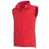 Vesta STEDMAN ACTIVE FLEECE VEST MEN Scarlet červená XXL Vesta STEDMAN ACTIVE FLEECE VEST MEN Scarlet červená XXL