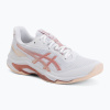 Dámske volejbalové topánky ASICS Netburner Ballistic FF 4 white/rose red Dámske volejbalové topánky ASICS Netburner Ballistic FF 4 white/rose red
