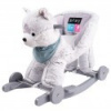 Hojdacia hračka s melódiou a kolieskami PlayTo husky Sivá Hojdacia hračka s melódiou a kolieskami PlayTo husky Sivá