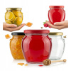 5X Pohár Amfora 520 ml DŽEM PRESLADENÉ OVOCIE + VIEČKO 5X Pohár Amfora 520 ml DŽEM PRESLADENÉ OVOCIE + VIEČKO